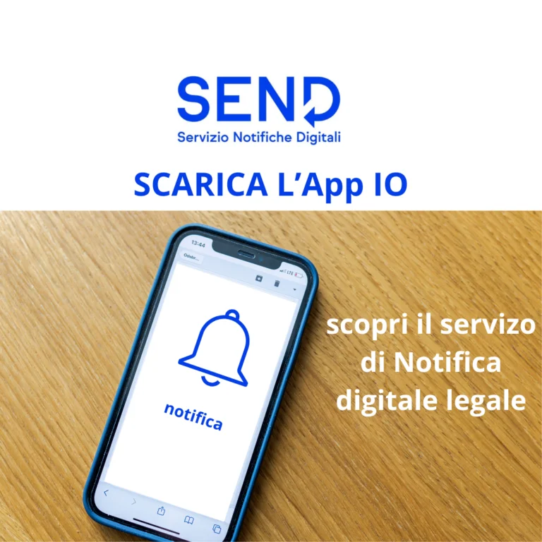 Attivato il nuovo sistema di notifica digitale tramite la piattaforma SEND