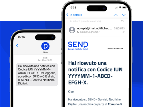 Attivato il nuovo sistema di notifica digitale tramite la piattaforma SEND